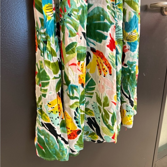 True Destination M EUC shell drawstring floral kulak pants ultra wide - Picture 5 of 13